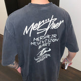 バックプリントストリートTシャツ(2COLOR)CT1076