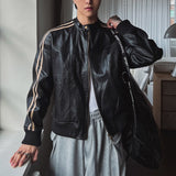 ダブルラインレザージャケット(2COLOR)CJ1047