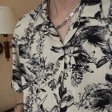 ボタニカルフラワーシャツCT1127