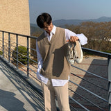 Vネックノーマルベスト(2COLOR)CT1175