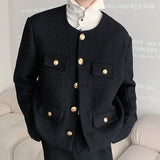 ツイードノーカラージャケット(2COLOR)CJ1018