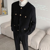 ツイードノーカラージャケット(2COLOR)CJ1018