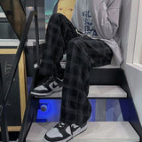 チェック柄ルーズパンツ(2COLOR)CB1001