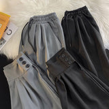 裾タックカジュアルスーツパンツ(2COLOR)CB1016