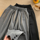 裾タックカジュアルスーツパンツ(2COLOR)CB1016