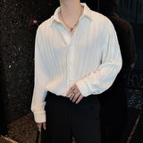 立体プリーツシャツ(2COLOR)CT1034