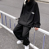 ワンポイントハーフジップセットアップ(2COLOR)CS1003