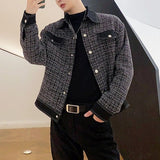 襟付き韓国風ジャケットCJ1015