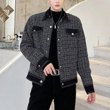 襟付き韓国風ジャケットCJ1015