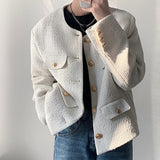 ツイードノーカラージャケット(2COLOR)CJ1018