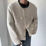 ツイードノーカラージャケット(2COLOR)CJ1018