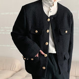 ツイードノーカラージャケット(2COLOR)CJ1018