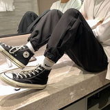 裾タック入りベーシックパンツ(2COLOR)CB1005