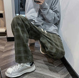 チェック柄ルーズパンツ(2COLOR)CB1001