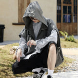 フーディー付きハーフベスト(3COLOR)CT1039