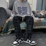 チェック柄ルーズパンツ(2COLOR)CB1001