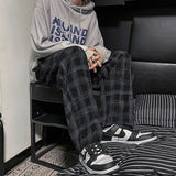 チェック柄ルーズパンツ(2COLOR)CB1001