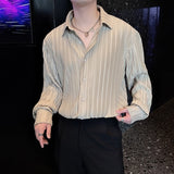 立体プリーツシャツ(2COLOR)CT1034