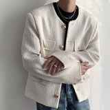 ツイードノーカラージャケット(2COLOR)CJ1018