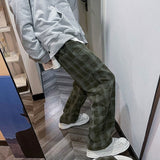 チェック柄ルーズパンツ(2COLOR)CB1001