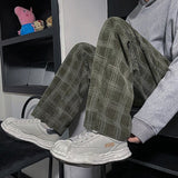 チェック柄ルーズパンツ(2COLOR)CB1001