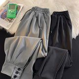 裾タックカジュアルスーツパンツ(2COLOR)CB1016