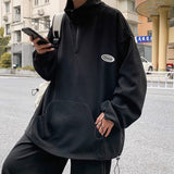 ワンポイントハーフジップセットアップ(2COLOR)CS1003