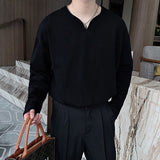 Vカットシンプルカットソー(2COLOR)CT1031