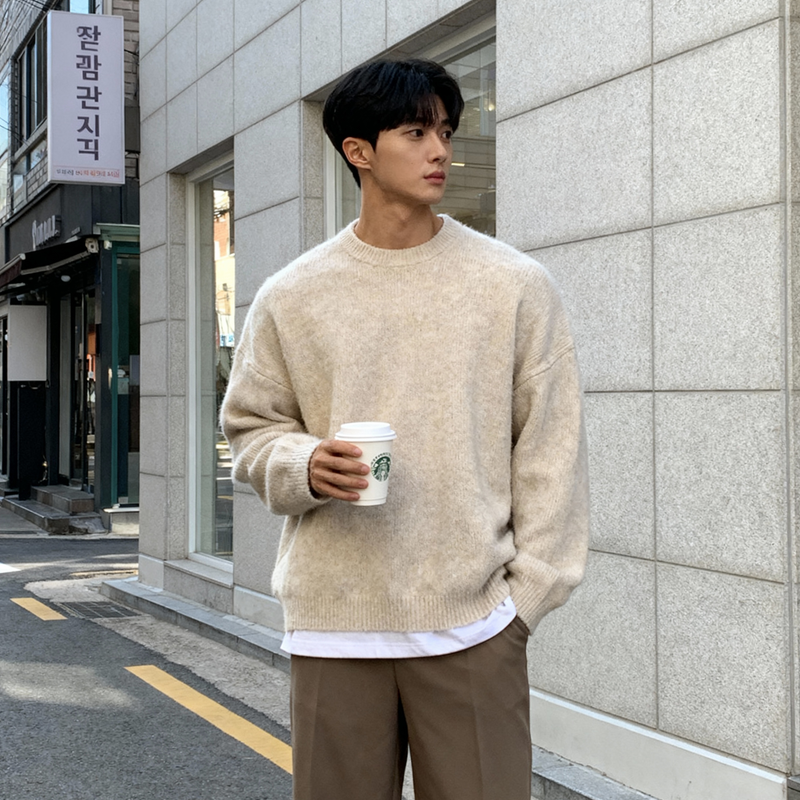 レイジーシンプルニット（2COLOR）CT1176