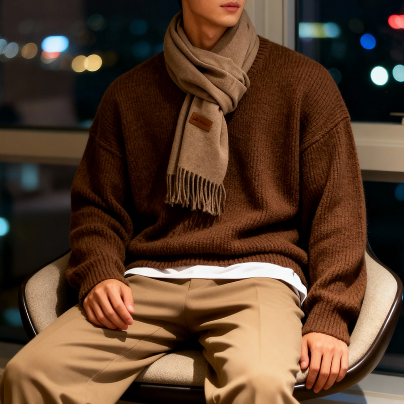 レイジーシンプルニット（2COLOR）CT1176