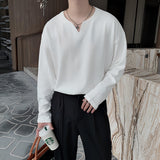 Vカットシンプルカットソー（2COLOR）CT1031