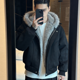 ポイントファーカジュアルコート（2COLOR）CJ1066