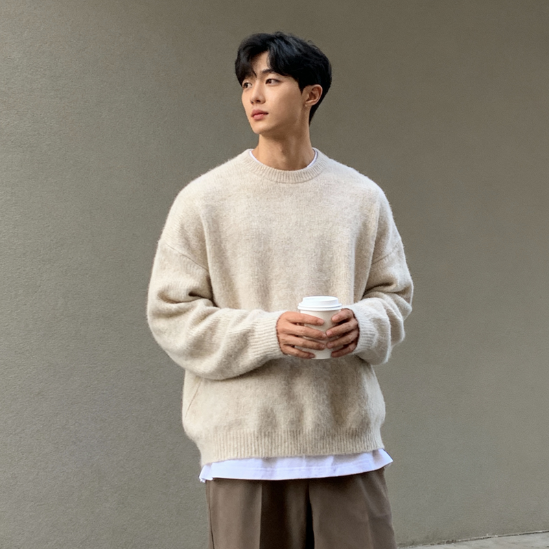 レイジーシンプルニット（2COLOR）CT1176