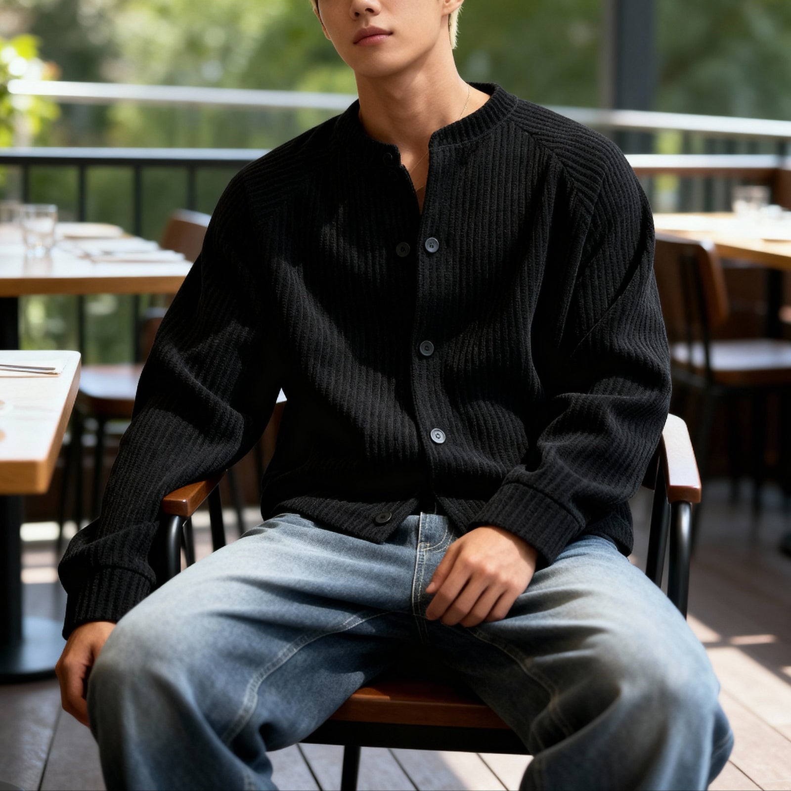 コーデュロイノーカラージャケットCJ1046 – CLASS