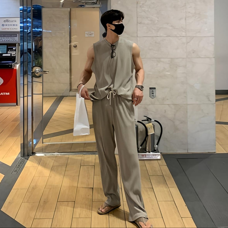 ノースリーブセットアップ（2COLOR）CS1015
