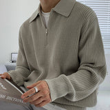 ハーフジップベーシックニット（2COLOR）CT1169