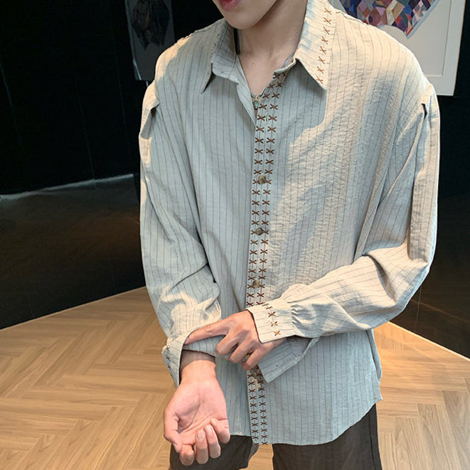 ポイントステッチシャツ（2COLOR）CT1163