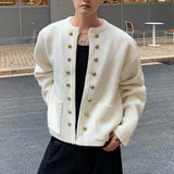 ゴールドボタンノーカラージャケット（3COLOR）CJ1051