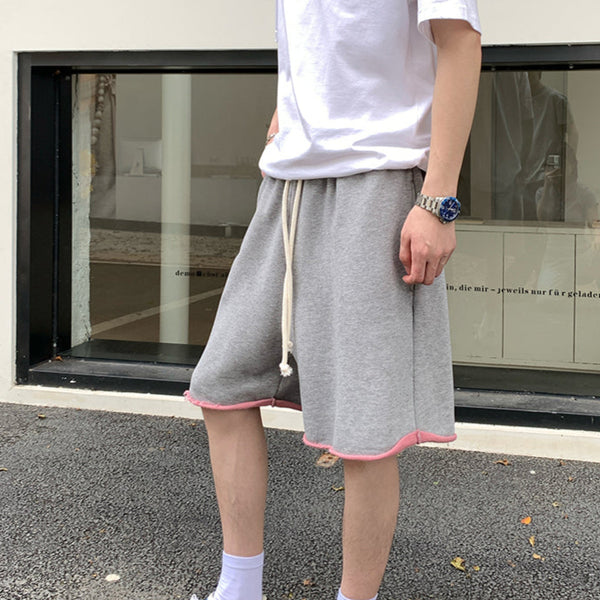 カラーステッチスウェットハーフパンツ（2COLOR）CB1063