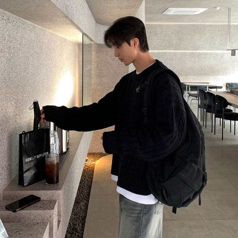 ベーシックケーブルニット（2COLOR）CT1181