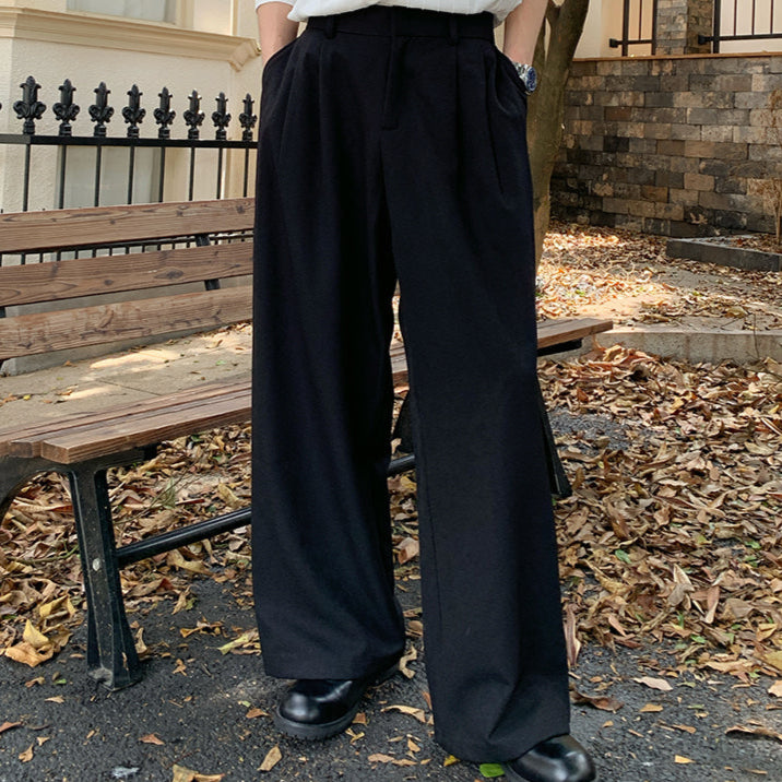 ドレープタックワイドレッグパンツ（2COLOR）CB1066