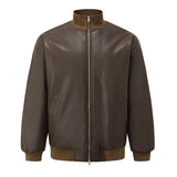 スタンドカラーレザーパッドコート（2COLOR）CJ1069