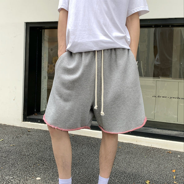 カラーステッチスウェットハーフパンツ（2COLOR）CB1063