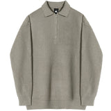 ハーフジップベーシックニット（2COLOR）CT1169