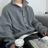 スタンドカラーニットカーディガンCT1195