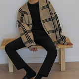 チェックルーズカーディガン（2COLOR）CT1180