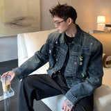 パッチワークデニムジャケットCJ1079