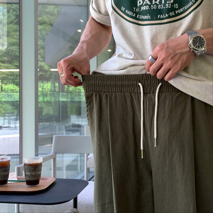 ドレープストレートパンツCB1064