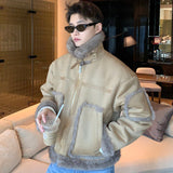 リバーシブルシアリングコートCJ1063