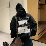 バックプリントパッチワークフーディ（2COLOR）CT1184